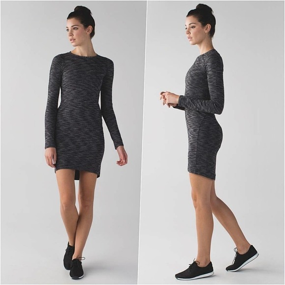 Lululemon Slim Long Sleeve Casual Mini Dress 8 NWOT - Picture 1 of 13